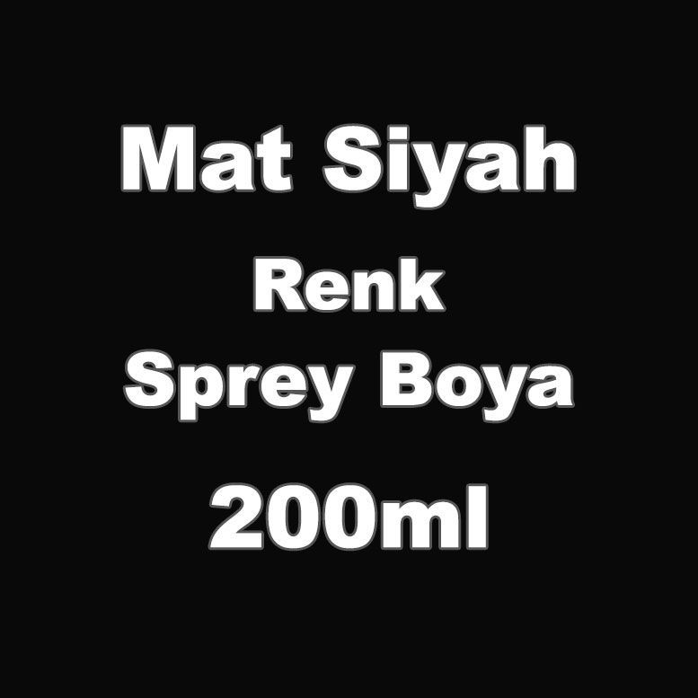 1. Kalite Büyük Boy 200ml Sprey Boya Araba, Motor, Beyaz Eşya Tamiri İçin Tüm Renkler Mevcut siyah