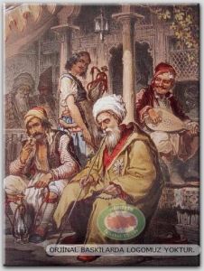 100x70cm ÇERÇEVELİ CANVAS TABLO OSMANLI TBL -667