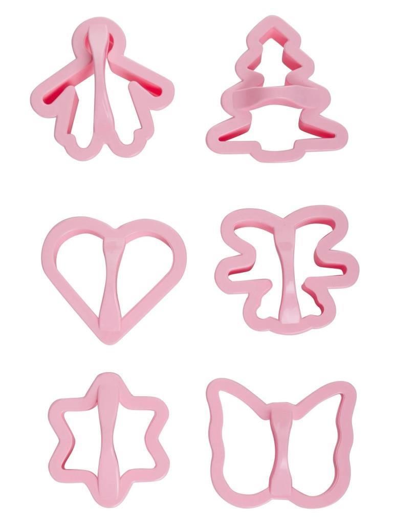 6 FARKLI DESEN KURABİYE VE KEK KALIBI