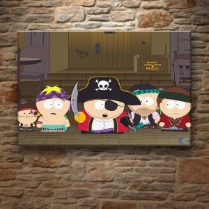 SOUTH PARK KORSANLAR 7 değişen ölçü ORİJİNAL KANVAS TABLO
