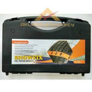 8 Parça Aşınmayan Özel Malzemeden Üretim Demir Aparatlı Patinaj Zinciri Özel Çantalı Kar Zinciri