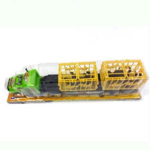 3 Parça Büyük Boy Vahşi Hayvan Taşıma Tırı Oyuncak 44x11x8 cm Kaliteli