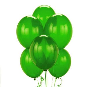 100'lü Paket Metalize Balon 15 Farklı Renk Seçeneği ile 1.Kalite İtalyan 30cm Lateks Metalik Balon Beden Yok - Yeşil Koyu