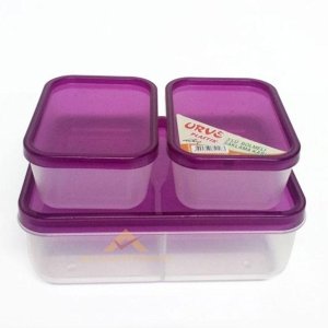 3lü SET PRATİK KULLANIM BESLENME KUTUSU, KABI