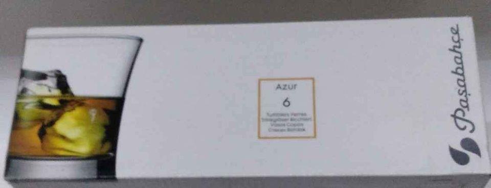 Paşabahçe Azur 6 Adet Vazo Tipi Cam Su Bardağı