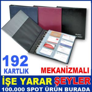 192 KARTLIK GENİŞ MODEL MEKANİZMALI KARTVİZİTLİK