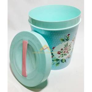 7 Litre Yuvarlak Hava Alabilen Saklama Kabı Ve Erzak Kutusu