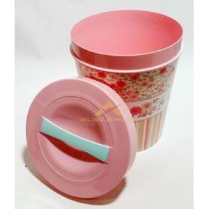 7 Litre Yuvarlak Hava Alabilen Saklama Kabı Ve Erzak Kutusu