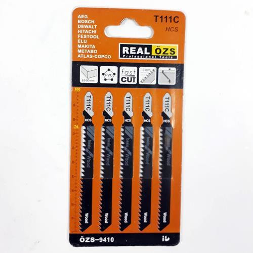 Dekopaj Bıçağı 5 Adet Ahşap Dekopaj Testere Ağzı Set T111c