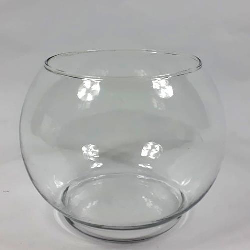 Dayanıklı Cam Fanus Çiçek Balık ve Servis Fanusu 17x17x14 cm