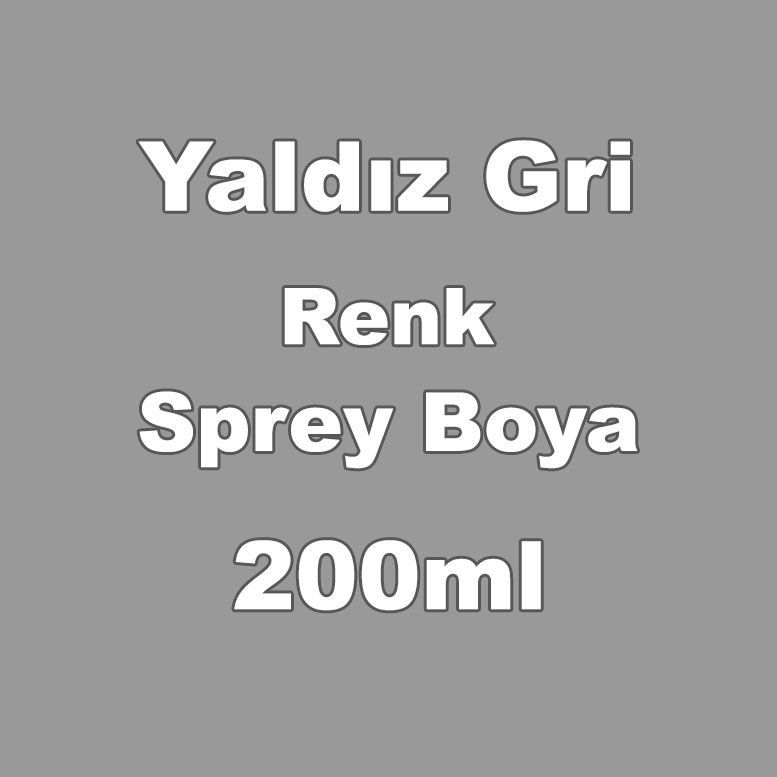 1. Kalite Büyük Boy 200ml Sprey Boya Araba, Motor, Beyaz Eşya Tamiri İçin Tüm Renkler Mevcut gri