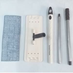Tablet Mop Yedek Set 105cm Metal Sopa,Cırtlı Plastik Palet+Paspas Microfiber Tüm Tablet Moplara Uyar