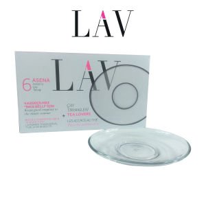 LAV ASENA ASN274 6'LI ÇAY TABAĞI VAZGEÇİLMEZ İNCE BELLİ İÇİN