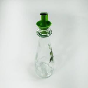 Zeytin Desenli Cam Yağdanlık Sirkelik 500ml Kapasiteli Lüx Yağlık