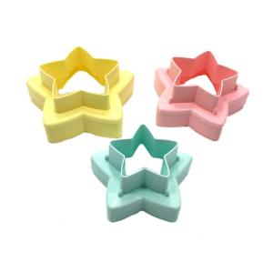 3 Parça Büyük Yıldız Şekilli Şeker Hamuru Kurabiye Pasta Kalıbı Yıldız Model Kek Pasta Kalıbı