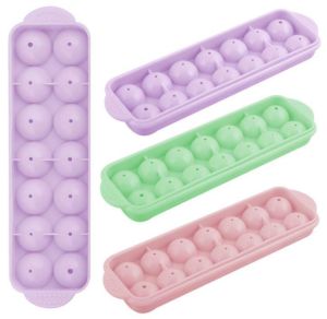 SC255 Suncook Plastik Çok Renkli Misket Buzluk-14 Hazneli Buz Kalıbı