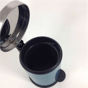 Pedallı Çöp Kovası 24cm Yüksekliğinde Paslanmaz Çelik Dayanıklı Mini Plastik İç Kovalı Çöp Kovası