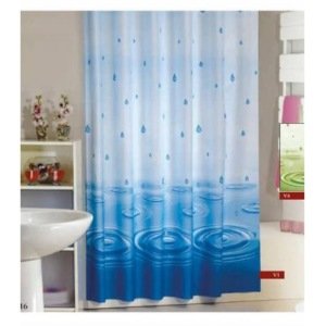 Renk Garantisi Olmayan Polyester Banyo Perdesi A-1 Kalite Duş Perdesi 180x90cm