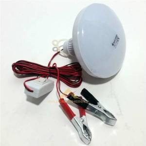 Akü Kutup Başı Bağlantılı 4 Metre Kablolu 12 Volt 24 Watt Çok Amaçlı Seyyar Led Ampül