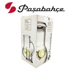 Paşabahçe 98328 Oasis Cam Bardaklı Başucu Sürahisi 1000 cc