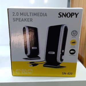 Usb Kablolu 1+1 Speaker Hoparlör Ses Sistemi Gümüş Snopy Sn-820