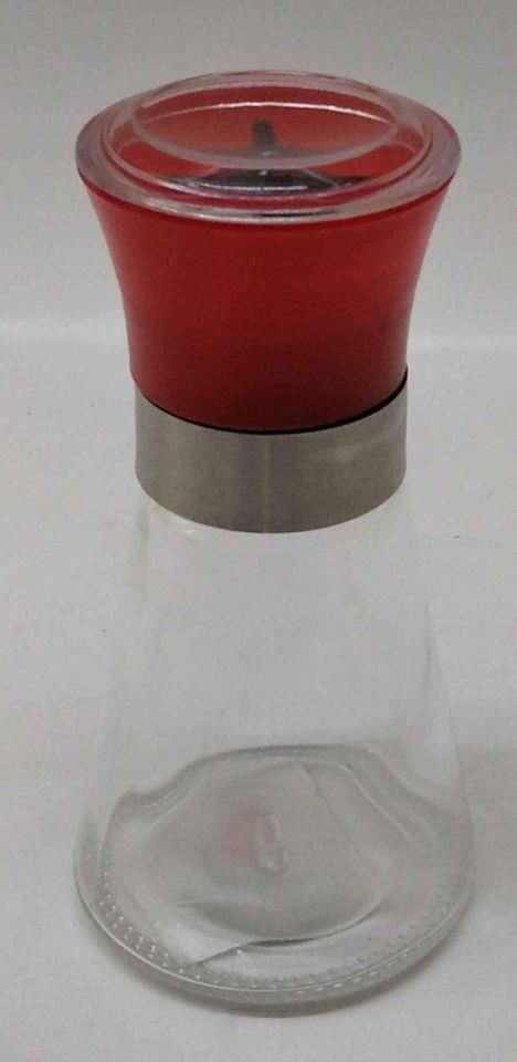 Cam Değirmen Tuzluk Biberlik Seramik Bıçaklı