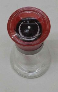 Cam Değirmen Tuzluk Biberlik Seramik Bıçaklı