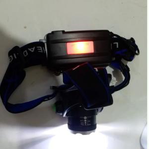 Hareketli başlıklı ön ve arka ışıklı zoomlu şarjlı kafa lambası