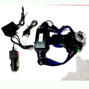 Hareketli başlıklı ön ve arka ışıklı zoomlu şarjlı kafa lambası