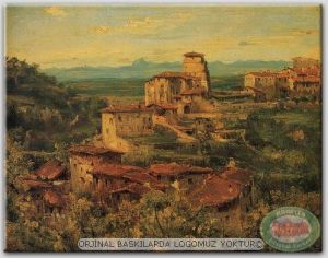 100x70cm ÇERÇEVELİ CANVAS TABLO RESSAMLAR E0970