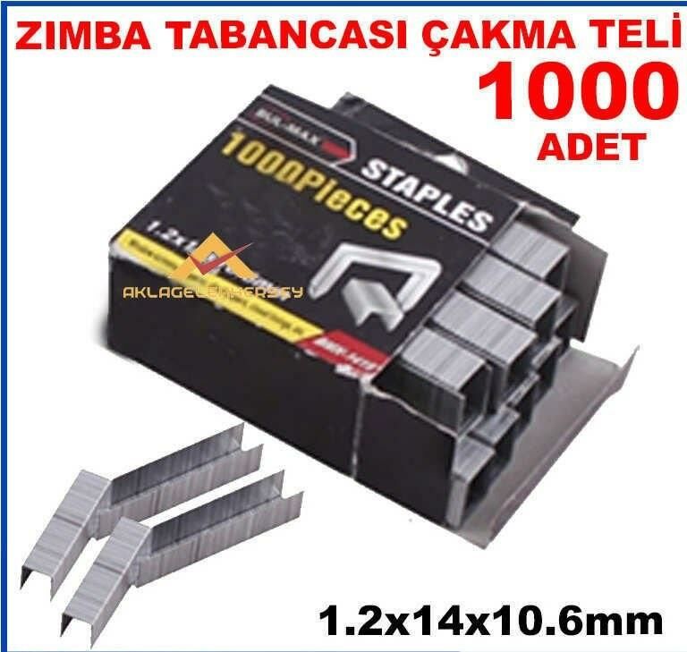 MOBİLYA ZIMBA TABANCASI ÇAKMA TELİ 1.2x14x10.6mm
