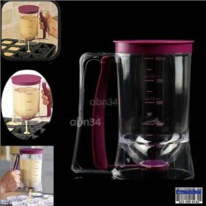 Batter Dispenser Ölçekli Otomatik Hamur Dağıtıcı Pasta-Kek Süsleyici Kolay Pancake Yapma Makinesii