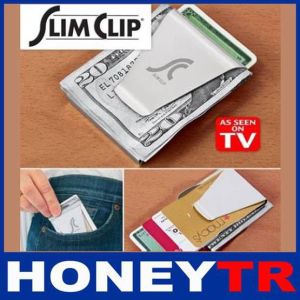 SlimClip ÇELİK-KREDİ KART,KARTVİZİT,PARA CÜZDANI