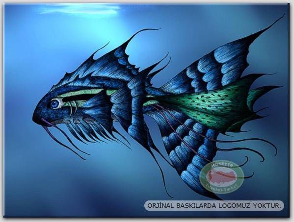 100x70cm ÇERÇEVELİ CANVAS TABLO FANTASY B000651