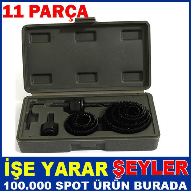 11 PCS PANÇ TAKIMI YUVARLAK DELİK BUAT AÇMA SETİ