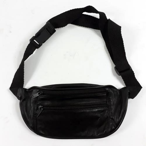 Hakiki kuzu Derisi Bele Bağlanan 3 Cepli Freebag Çanta