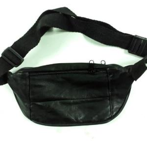 Hakiki kuzu Derisi Bele Bağlanan 3 Cepli Freebag Çanta