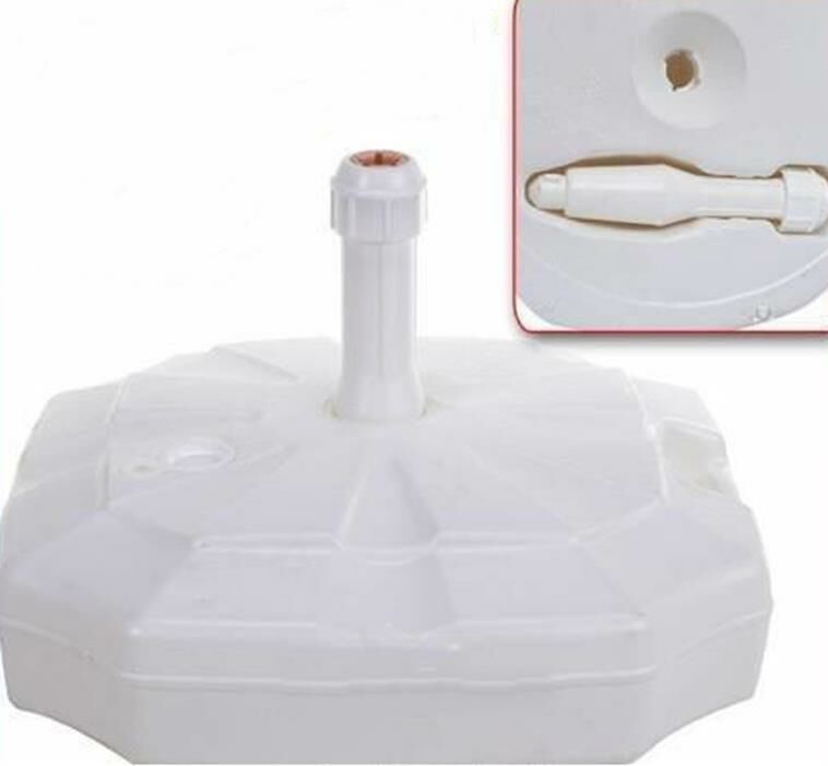 Plaj Bahçe Şemsiyesi Bidonu 2 Metreye Kadar Şemsiyelere Uyumlu YUVARLAK Şemsiye Altlığı 20 Litre