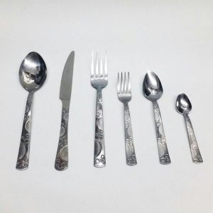 Çatal, Kaşık, Bıçak Takımı 42 Parça Sunset Model Paslanmaz Çelik Rostfrei Yemek Seti