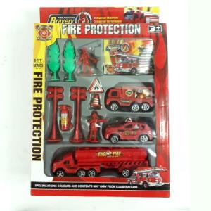 İtfaiye Seti 12 Parça Çocuk Oyuncak Seti 