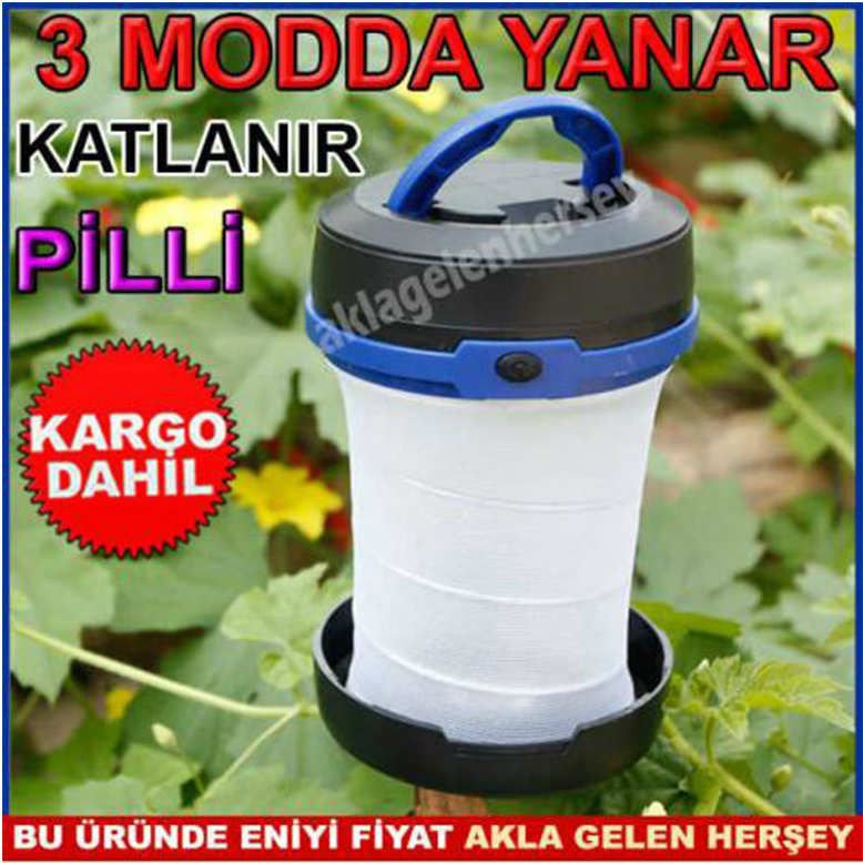 KATLANIR 3 AYARLI LED AYDINLATMALI ASKILI FENER-1
