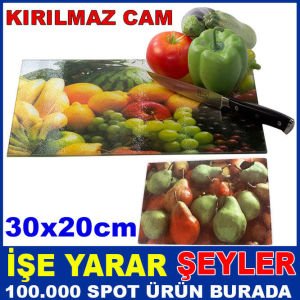 KIRILMAZ CAM 30x20cm SEBZE vs. DOĞRAMA ALTLIĞI