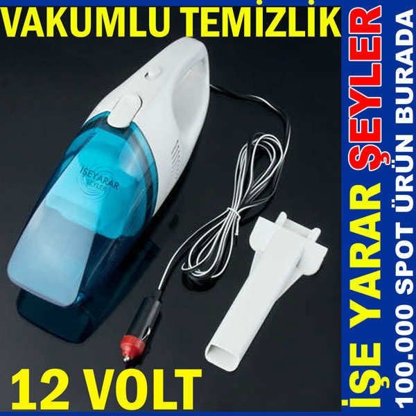 OTO ÇAKMAK GİRİŞLİ VAKUMLU PRATİK ARAÇ SÜPÜRGESİ