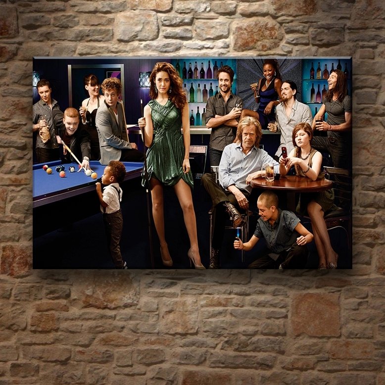 SHAMELESS-AİLE BOYU 7 değişen ölçü ORİJİNAL KANVAS TABLO