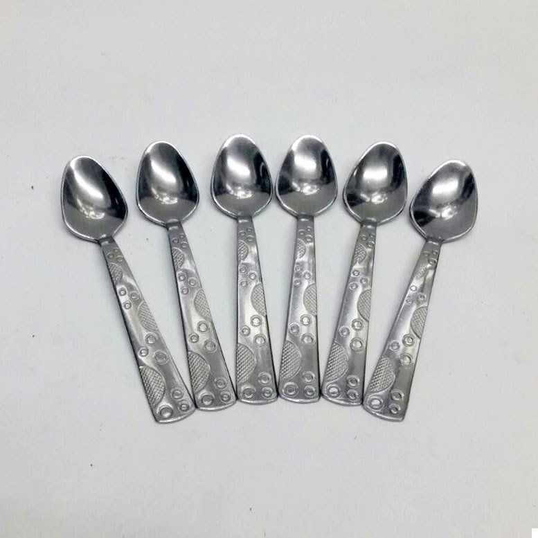 6 Adet Sunset Model Paslanmaz Çelik Rostfrei Çay Kaşığı Seti