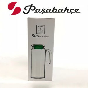 Paşabahçe 80051 Köşem Kapaklı Buzdolabı Şık Kaliteli Cam Sürahi 1000 cc