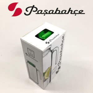 Paşabahçe 80051 Köşem Kapaklı Buzdolabı Şık Kaliteli Cam Sürahi 1000 cc