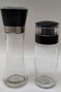 Tuzluk Ve Baharat Değirmeni Elmas Bıçaklı Cam