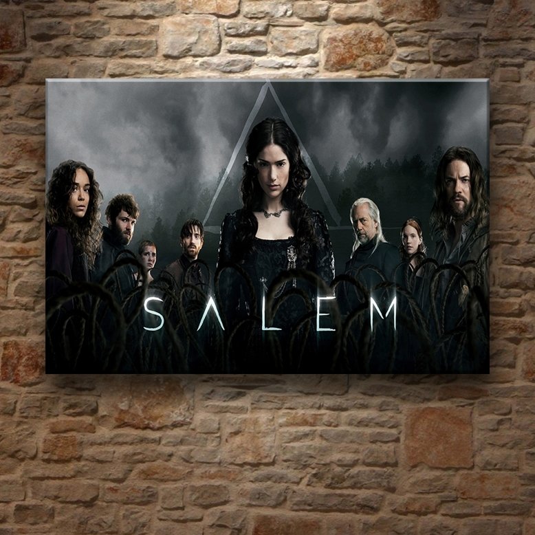 SALEM POSTER 7 değişen ölçü ORİJİNAL KANVAS TABLO