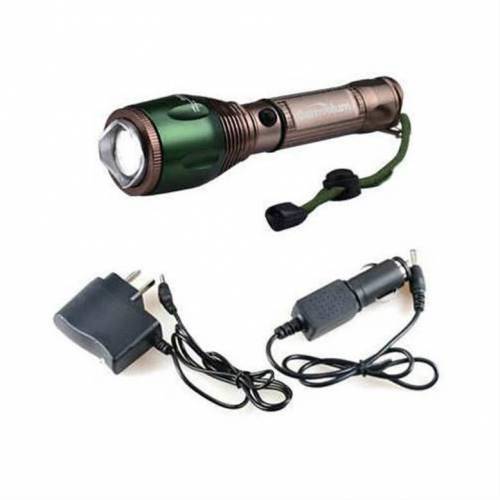 1600 Metre Mesafeli Zoomlu ve Şarjlı El Feneri - Bisiklet ve Silah Üzerine Takılabilen El Feneri